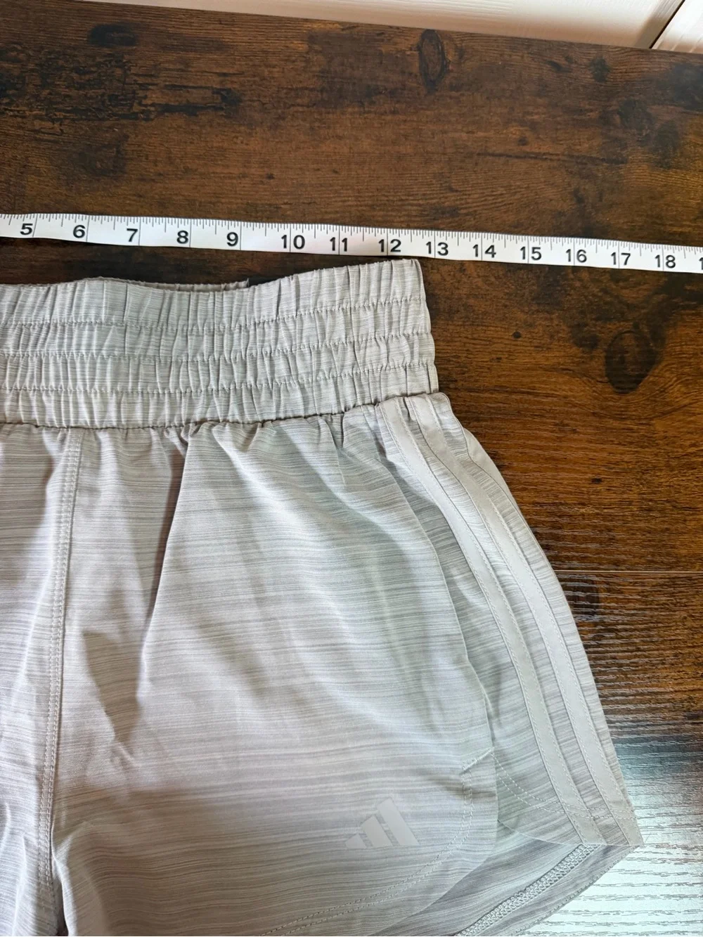 Adidas Pacer High Rise 3” Running Shorts Women’s XS Gray NWT Athletic Training